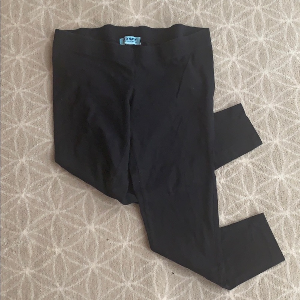Maternity crop black pants